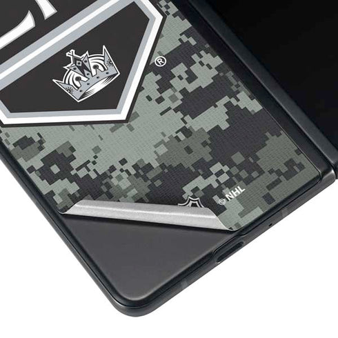 NHL Los Angeles Kings Camo Galaxy Z Fold4 5G Skin